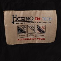 HERNO ヘルノ PC0050D-19288-9300 ブラック ノーカラーダウンジャケット ブラック 40 ジャケット ナイロン レディース 中古_画像8