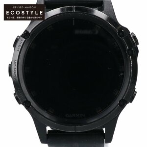 1円 GARMIN ガーミン FENIX 5 PLUS Sapphire Black 010-01988-78 スマートウォッチ 本体のみ 動作未確認 腕時計