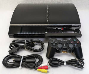 257 中古 SONY PS3 プレステ3 プレステーション3 本体 CECHA HDD：500GB FW3.55 PS2OK品