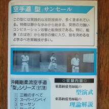 [s73]空手道「型」サンセール 東恩納盛男師範の沖縄剛柔流空手道「型」シリーズ6 三十六手 VHS ビデオ BABジャパン 転身技 さばき 実戦技_画像4