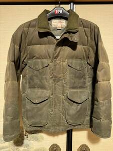 希少 米国製 FILSON DOWN CRUISER JACKET フィルソン ダウン クルーザー ジャケット オッターグリーン オイルド キャンプ アウトドア 