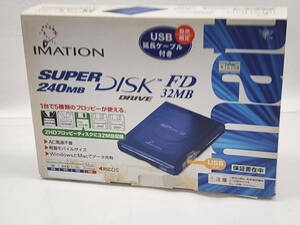 R60112　未使用　IMATION　Superdisk　スーパーディスクドライブ　240MB　SDD-240USBSL-A