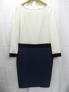 美品★MaxMara◎マックスマーラ/ワンピース/切替/長袖/イタリア製/160/80A/38サイズ