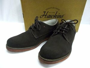 美品★HAWKINS◎ホーキンス/ブーツ/短靴/PLAIN TOE SUEDE/プレーントゥ/スウェード/ブラウン/茶/ＨＬ９００３３/EUR40/US7/25.0～25.5ｃｍ