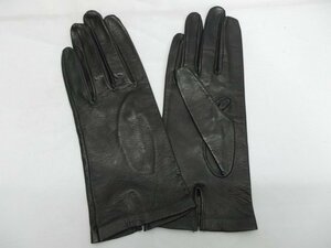 美品★SERMONETA Gloves◎セルモネータグローブス/手袋/レザー/ブラック/黒