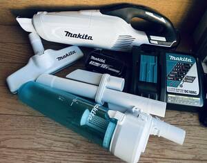 Makita マキタ 充電式クリーナ コードレス 掃除機 18V CL282FD 紙パック式 2モードスイッチ DC18RC BL1830B 急速充電器 サイクロン