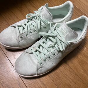 アディダスadidasスタンスミス　スウェード　グリーン　ライムグリーン　エメラルドグリーン　蛍光　マカロンパック　26cm