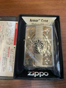 ジッポ zippo アーマー Armor ユリ メタル エポキシ 2007年