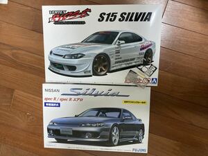 新品 シルビア 2台 エッチング付 S15 GT-R スープラ プラモデル GTR 1/24 アオシマ ポルシェ フェアレディZ フェラーリ LBWK リバティー