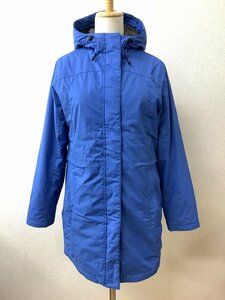 L.L.Bean 青 中綿入りコート 裏一部ボア サイズL REG