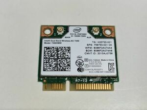 【動作確認済み】Intel Dual Band Wireless-AC 7260 7260HMW 11ac対応 Bluetooth 無線LANカード【A7-12】