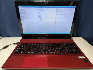 【一部ジャンク】NEC LAVIE NS350/B PC-NS350BAR-KS Core i3-5005U BIOS起動可能 マザーボード 液晶難あり キーボード【動作確認済み】