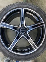 BRIDGESTONE BALMINUM 18x7.5J 114.3 5H ET53 スタッドレスタイヤ VRX 225/45R18 ステップワゴン ノア ボクシー オデ エスティマ_画像4