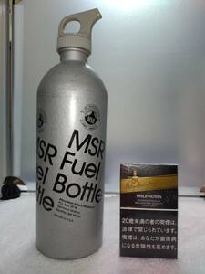 格安放出品!!　MSR フューエルボトル650ml 22oz　シルバー