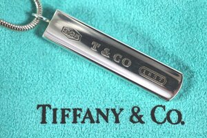 TIFFANY&Co. ティファニー SV925 1837 プレート ネックレス アクセサリー レディース 箱あり 1