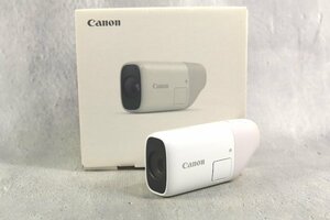 Canon キャノン PowerShot パワーショット ZOOM CX0-7111 ホワイト ビデオカメラ ズーム 箱あり