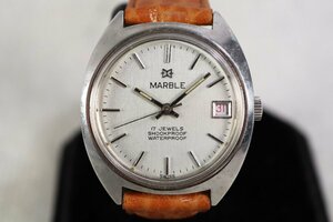 MARBLE マーブル 17石 手巻き メンズ 腕時計