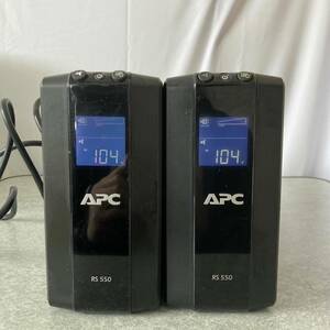 APC UPS RS550 2 pcs. set Uninterruptible Power Supply *K0686Z