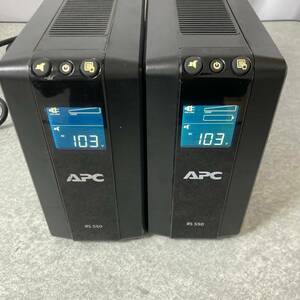 APC UPS RS550 2台セット 無停電電源装置★K0687Z