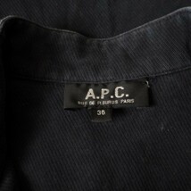 【人気】A.P.C./アーペーセー スタンドカラーワンピース ネイビー サイズ36/1347_画像5