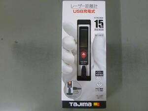 新品 TaJima タジマ レーザー距離計 USB充電式 PL15 ホワイト LKT-PL15W