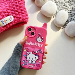  great popularity iPhone 14pro case smartphone cover Hello Kitty Kitty Chan mirror attaching 