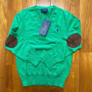 ★新品！POLO RALPH Lauren セーター　7(130) グリーン