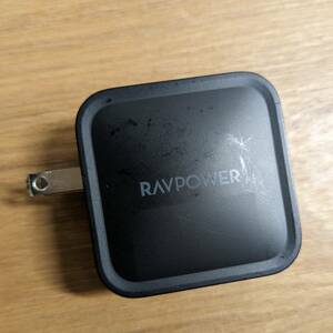 RAVPower 65W USB-PD GaN急速充電器 2ポート RP-PC133