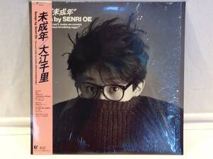 ◆62◆大江千里 『未成年』 LP レコード 帯付き 美品 歌詞付き ’80ｓ '90s 昭和 レトロ 音楽 J-POP