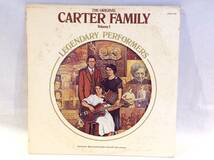 ◆148◆LP レコード 『CARTER FAMILY』 カーター・ファミリー アメリカ 初 バンド 1920年代 洋楽 カントリー_画像1