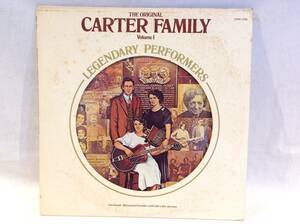 ◆148◆LP レコード 『CARTER FAMILY』 カーター・ファミリー アメリカ 初 バンド 1920年代 洋楽 カントリー