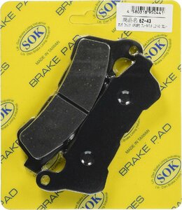 新品 送料込 バイクパーツセンター (Bike Parts Center) ブレーキパッド フロント用 2枚1セット LD142 フォルツァ MF08他 6243