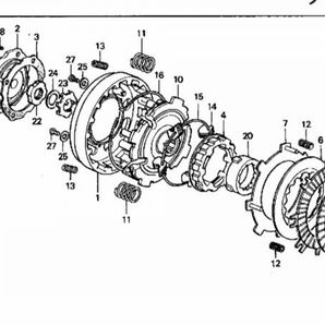 HONDA モンキー/monkey AB27 Z50J トランスミッション ベアリング3個セット カウンターシャフト NTN 日本製 オーバーホールの画像3