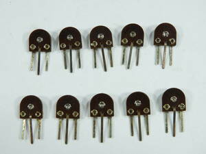 10 piece together! half fixed resistance B 500Ω 3 terminal side adjustment 