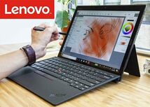 ☆X1 65☆Lenovo ThinkPad X1 Tablet Gen2 WPS Office搭載 12インチ タブレットPC QHD (2160×1440) 第7世代Core i5/8GB/SSD：256GB_画像4