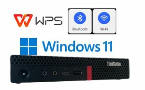 D242/Lenovo ThinkStation P330 Tiny/Core i5 8400T/16GB/M.2 NVMe512GB/Win11/NVIDIA Quadro P620/Office WPS/無線LAN+Bluetooth