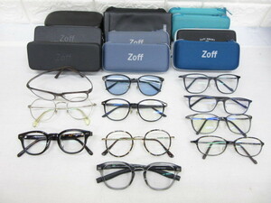 1D152SZ◎Zoff ゾフ UNITED ARROWS/Zoff SMARTを含む 眼鏡 メガネフレーム 計11点セット◎中古