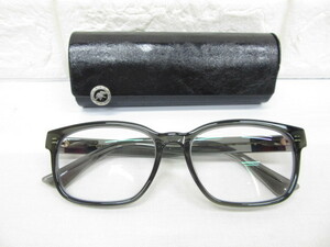 1D231SZ◎GUCCI グッチ GG0749OA 004 メガネ 眼鏡フレーム 度あり◎中古