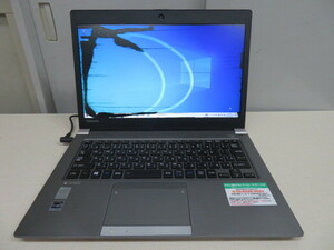 1K030◎TOSHIBA dynabook R63/Y /Corei5-5300U/8GB/SSD 128GB/Win10Home◎液晶割れ