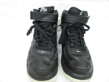 1D481MZ◎NIKE ナイキ 26.5cm AIRFORCE 1 MID '07 DV0806-001 エアフォース1 ブラック スニーカー◎中古_画像2