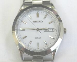 1J515SZ◎SEIKO　セイコー　V158-0AB0　コンビ　デイデイト　 ソーラー 腕時計　稼働品◎中古品