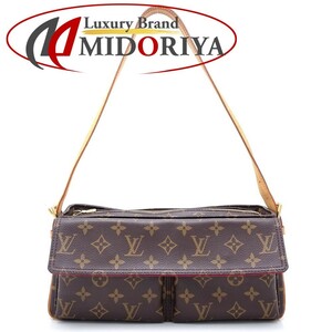 LOUIS VUITTON ルイヴィトン モノグラム ヴィバシテMM M51164 ショルダーバッグ ブラウン/350916【中古】