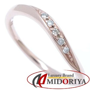 4 ° C yond Sea Diamond Ring Кольцо 10 K10PG Розовое золото/291073 [Используется]