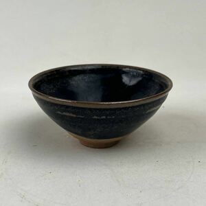 中国古美術 建窯 茶道具 天目 茶碗 黒釉 南宋