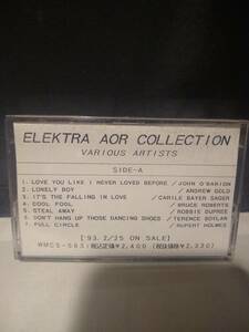 C8756　カセットテープ　Elektra AOR Collection　JOHN O'BANION 　プロモ非売品