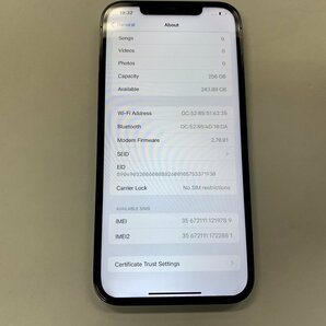 再BX393 SIMフリー iPhone12ProMax パシフィックブルー 256GB ジャンク ロックOFFの画像3