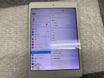 DX546 iPad mini 第2世代 Wi-Fiモデル A1489 シルバー 16GB ジャンク ロックOFF_画像3