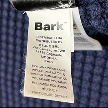 1円〜 【LEON掲載】Bark バーク ダッフル ダウンジャケット ニット切替 ネイビー 紺 メンズ フード キルティング アウター_画像9