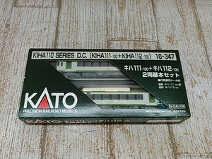 Hd8427-102♪【60】KATO 10-347 キハ111-100M+キハ112-100 2両基本セット