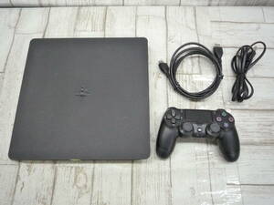 Ua8543-081♪【100】PS4 500GB CUH-2100A ブラック シールなし